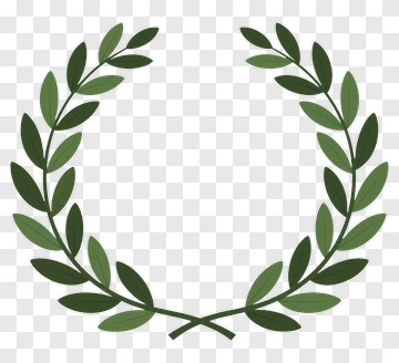 Green Laurel Wreath PNG
