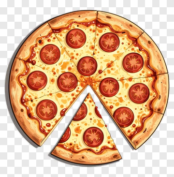 Pepperoni Pizza Slice PNG