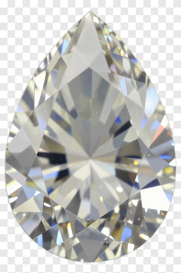 Diamond Teardrop Shape PNG