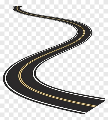 Curved Road PNG