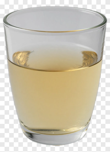 Transparent Glass With Yellow Liquid PNG