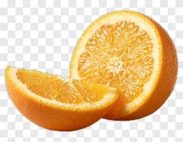 Fresh Orange Slice PNG