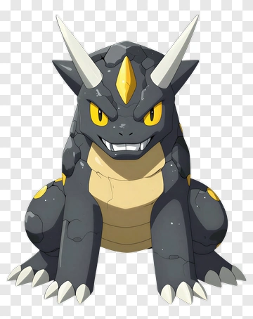 Rock-Type Pokémon Character PNG