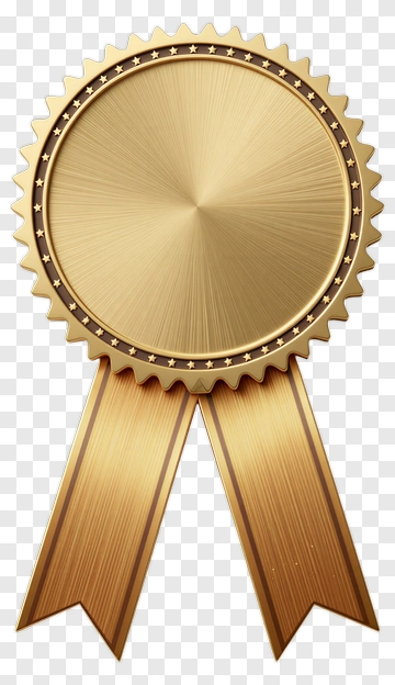 Gold Award Ribbon PNG