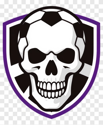 Skull Soccer Emblem PNG