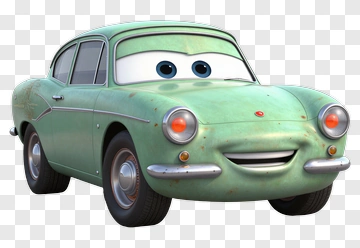 Cartoon Car Character PNG