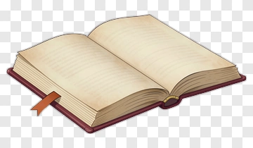 Open Book With Bookmark PNG