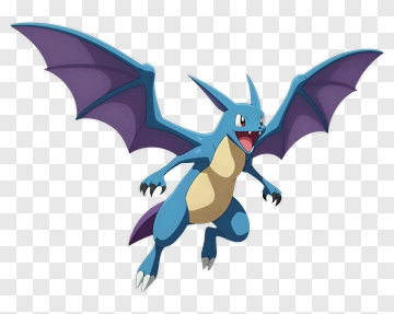Flying Cartoon Dragon PNG