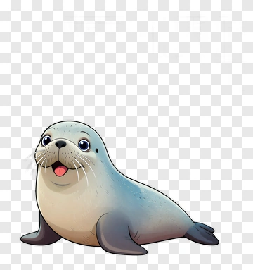 Cartoon Seal PNG