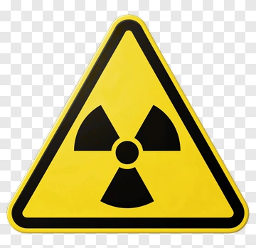 Radiation Warning Sign PNG
