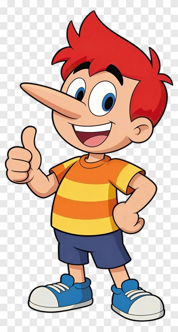 Cartoon Boy Giving A Thumbs Up PNG