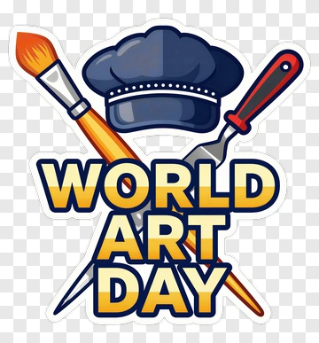 World Art Day Celebration PNG