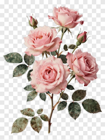 Pink Rose Bouquet PNG