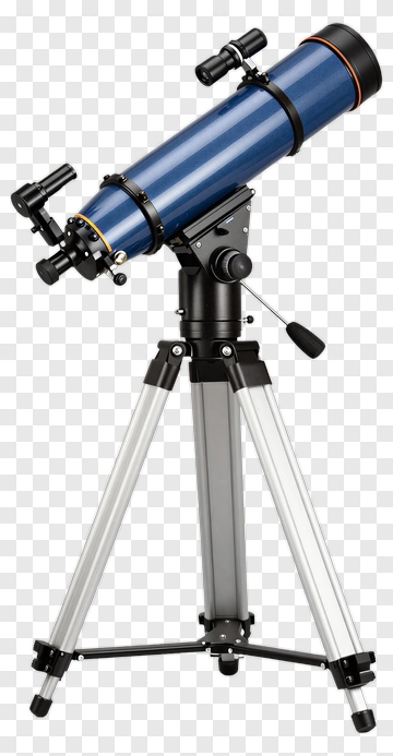 Telescope On Tripod PNG