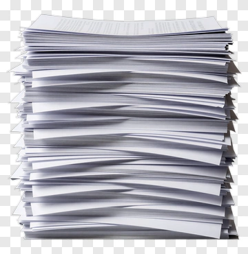 Stack Of Paper Sheets PNG