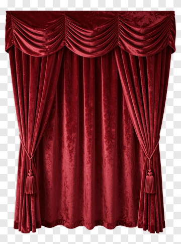 Red Velvet Curtain PNG