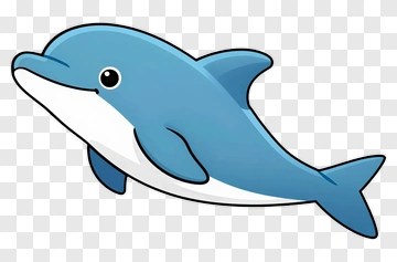 Cartoon Dolphin PNG