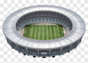 Stadium With A Grass Field PNG