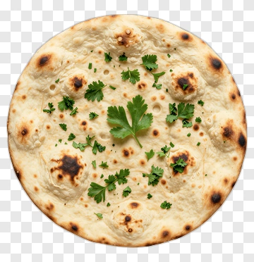 Flatbread With Fresh Herbs PNG