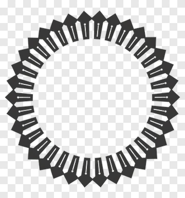 Black Decorative Frame PNG