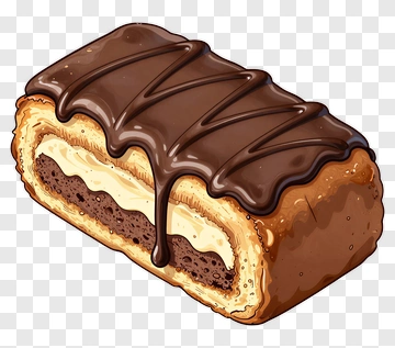 Chocolate Cake Roll PNG