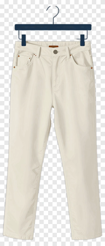 White Pants On Hanger PNG
