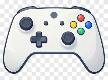 White Game Controller PNG