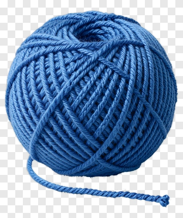 Blue Yarn Ball PNG