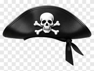 Pirate Hat With Skull And Crossbones PNG