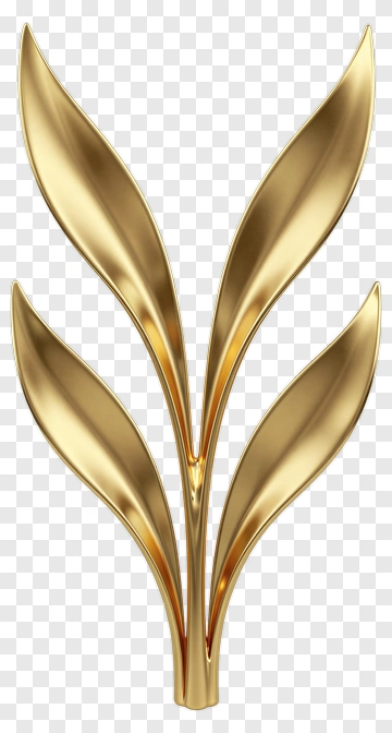 Gold Leaf Decoration PNG