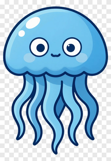 Cartoon Jellyfish PNG