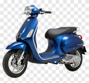 Blue Scooter PNG
