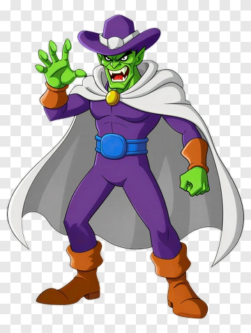 Cartoon Villain Character In A Purple Costume PNG