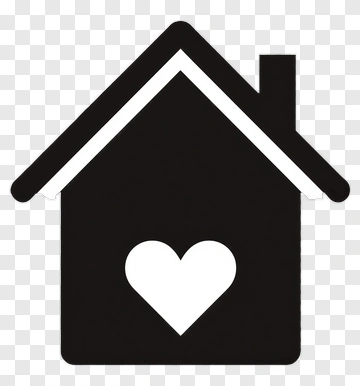 House Icon With Heart PNG