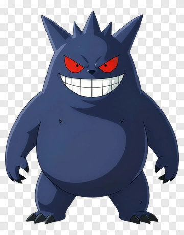 Gengar Cartoon Character PNG