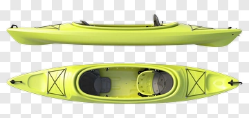 Yellow Kayak PNG