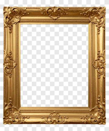 Vintage Gold Frame PNG