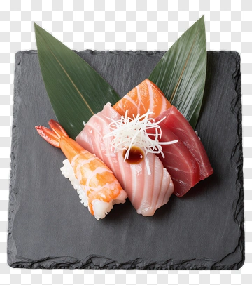 Sushi Platter With Salmon And Shrimp PNG