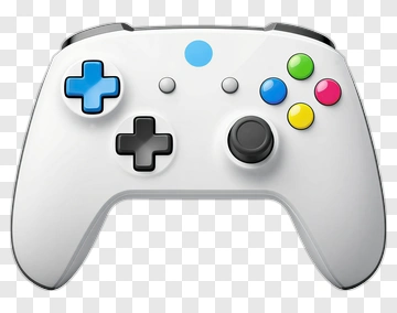 White Video Game Controller PNG