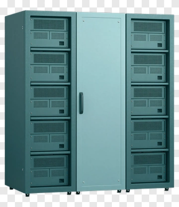 Metal Storage Cabinet With Multiple Drawers PNG