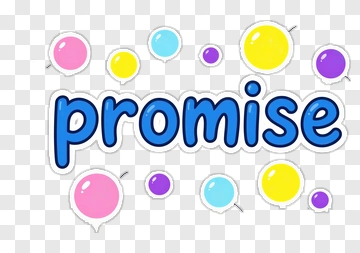 Promise With Colorful Speech Bubbles PNG