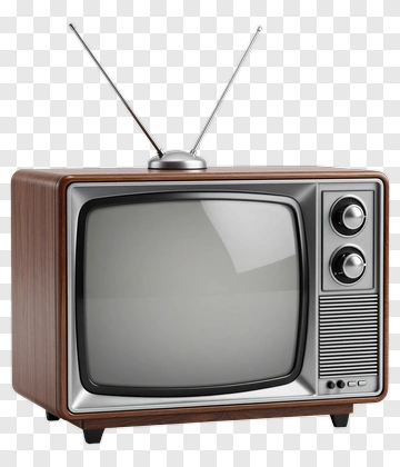 Retro Television Set PNG