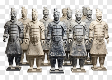 Terracotta Warriors Display PNG