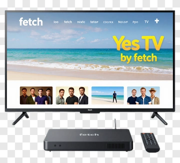 Fetch Tv With Remote Control PNG