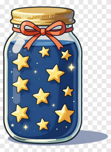 Jar Of Stars PNG