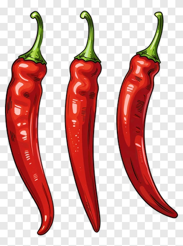 Red Chili Peppers PNG