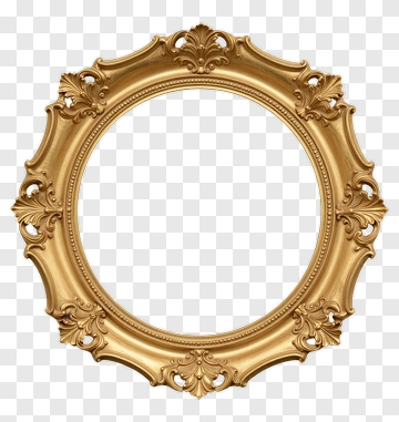 Ornate Gold Frame PNG