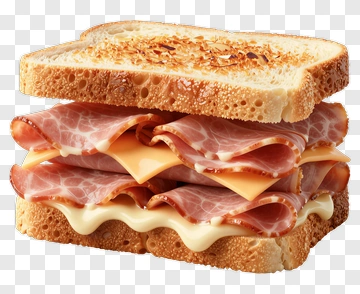 Sandwich With Ham And Cheese PNG