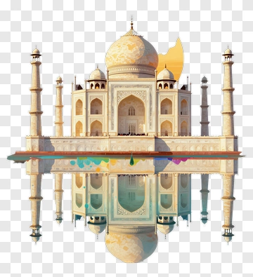 Taj Mahal Reflection In Water PNG