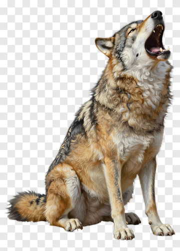 Howling Wolf PNG